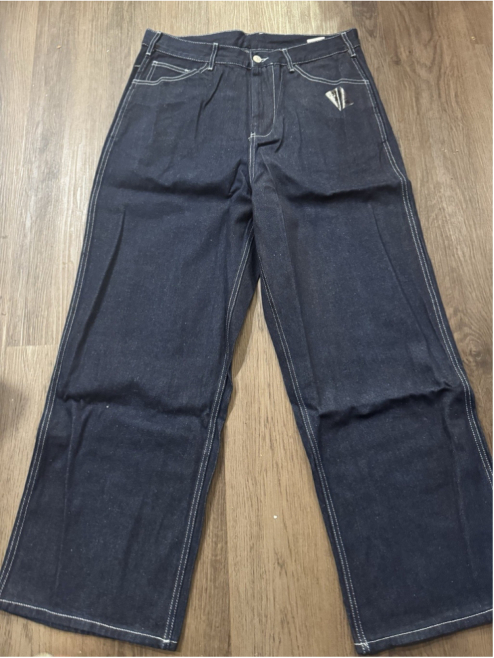 Men’s Retro Design Jeans Straight Denim Pants Casual Trousers Made EST 1983